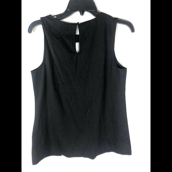 INC Women's B/W Sleeveless Colorblock Top Blouse Shirt M Medium NWT - Picture 7 of 9